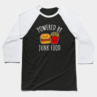 Powered By Junk Food Baseball T-Shirt